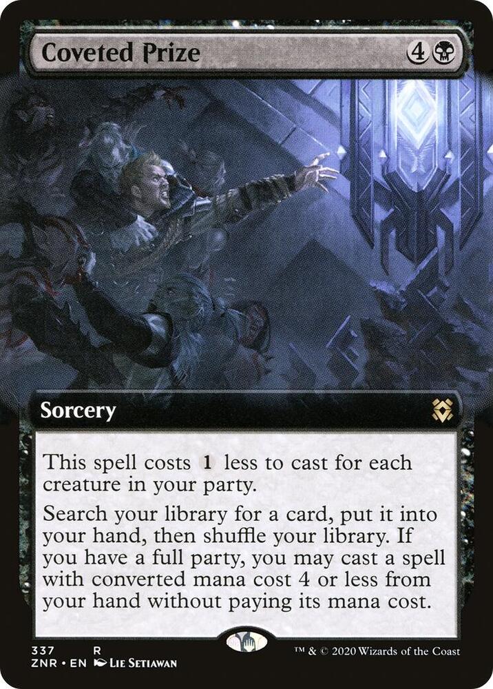Coveted Prize (Extended Art) 337 card from Zendikar Rising