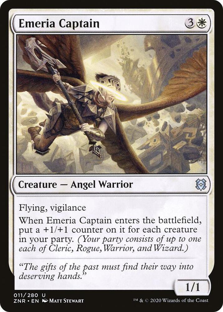 Emeria Captain 11 card from Zendikar Rising
