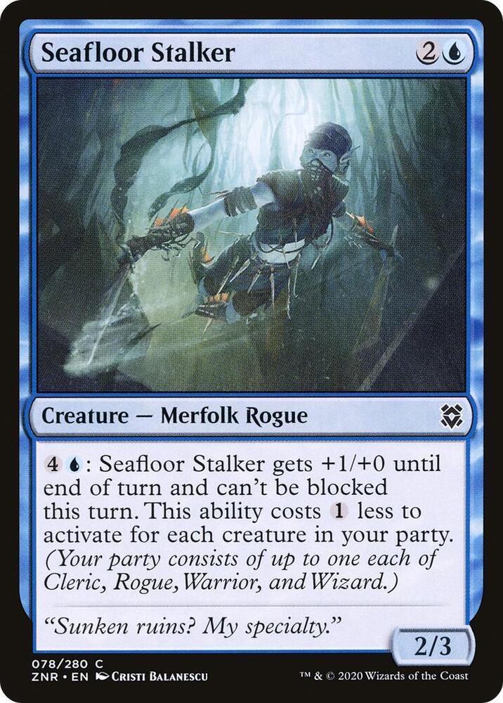 Seafloor Stalker 78 card from Zendikar Rising