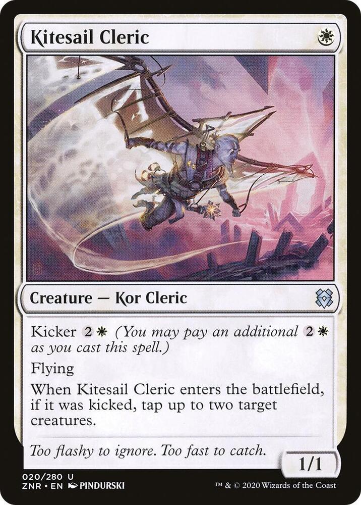 Kitesail Cleric 20 card from Zendikar Rising