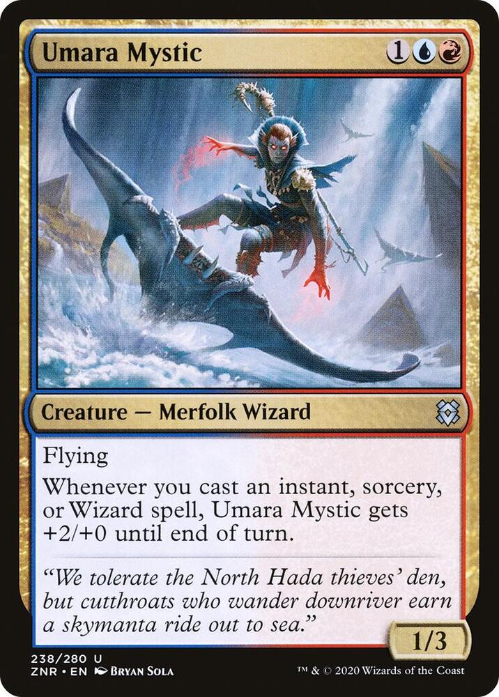 Umara Mystic 238 card from Zendikar Rising