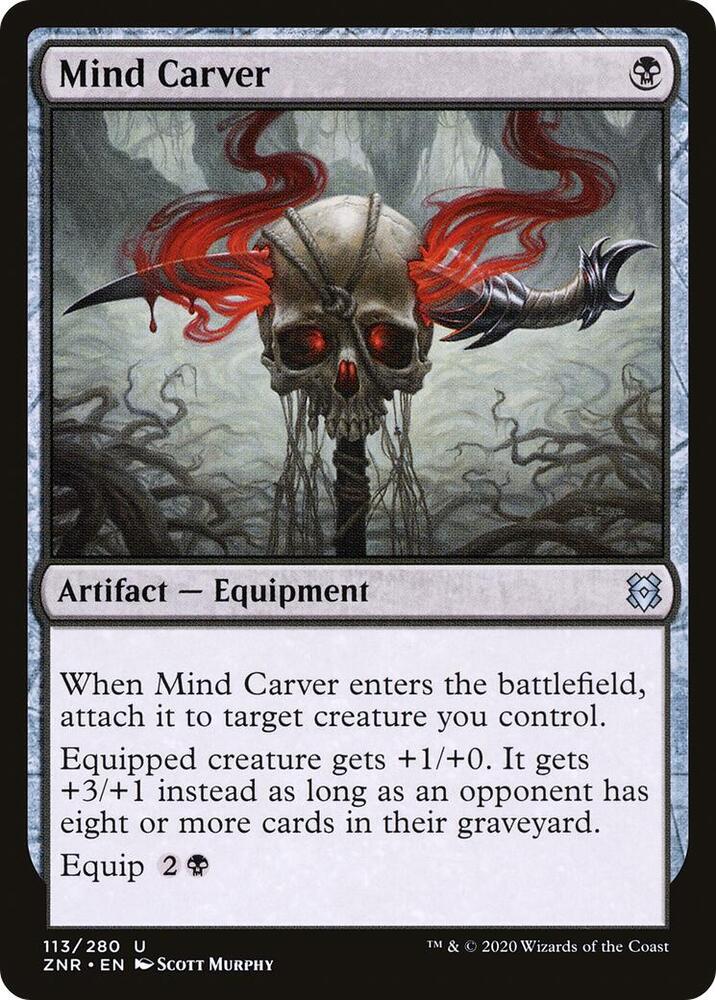 Mind Carver 113 card from Zendikar Rising