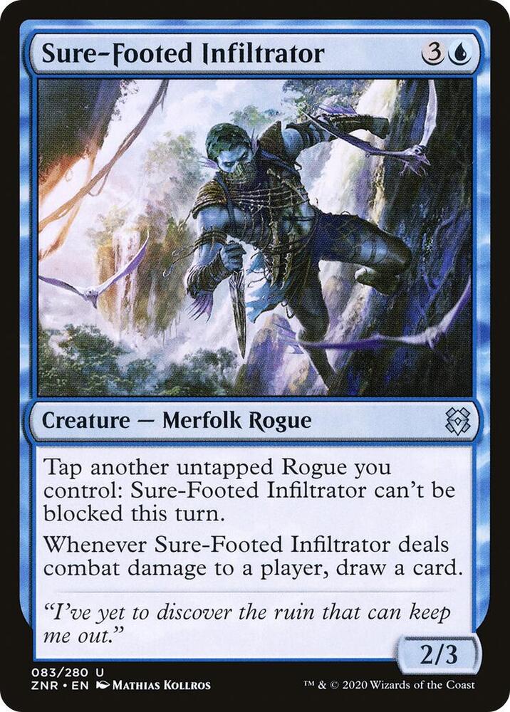 Sure-Footed Infiltrator 83 card from Zendikar Rising