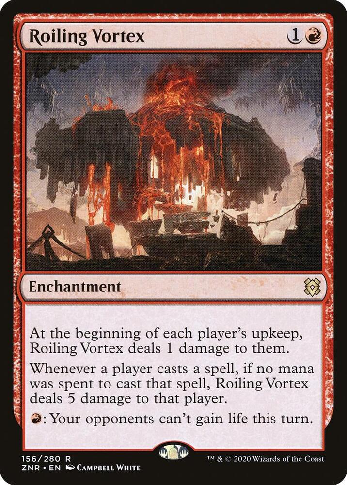 Roiling Vortex 156 card from Zendikar Rising