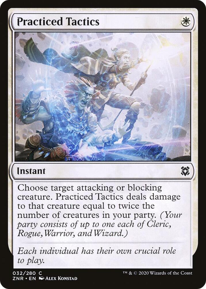 Practiced Tactics 32 card from Zendikar Rising