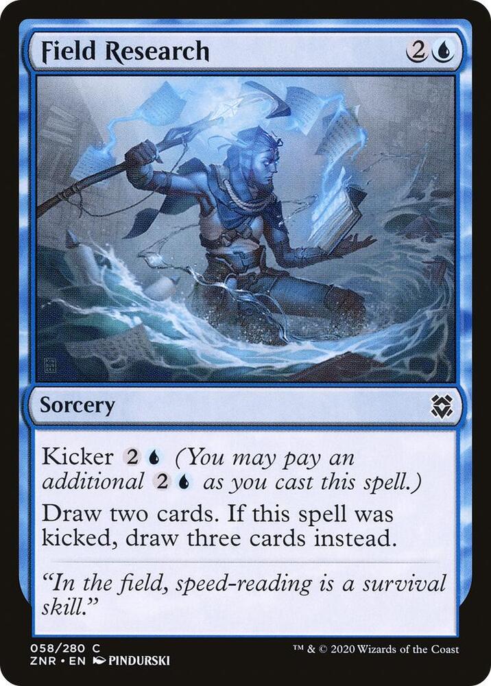 Field Research 58 card from Zendikar Rising