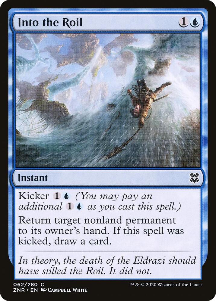 Into the Roil 62 card from Zendikar Rising