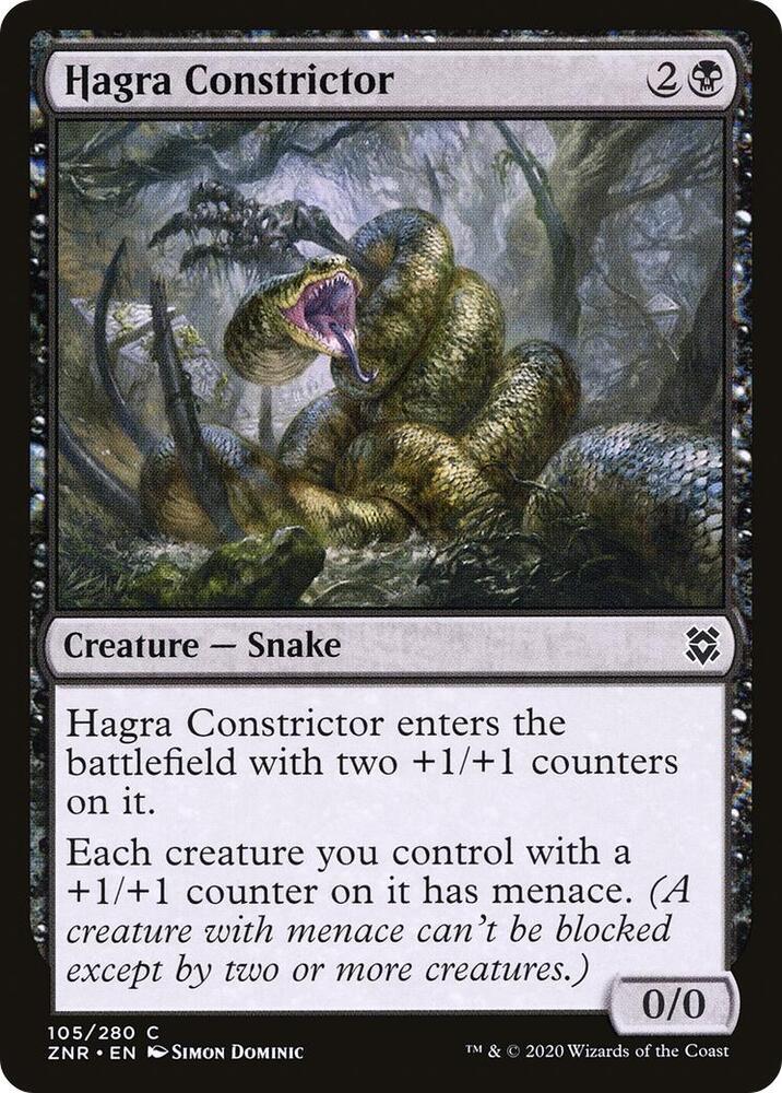 Hagra Constrictor 105 card from Zendikar Rising