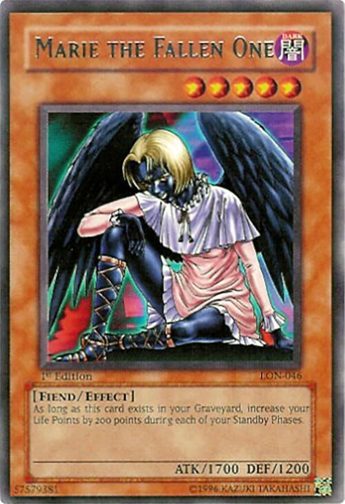 Marie the Fallen One LON-046 card from Labyrinth of Nightmare