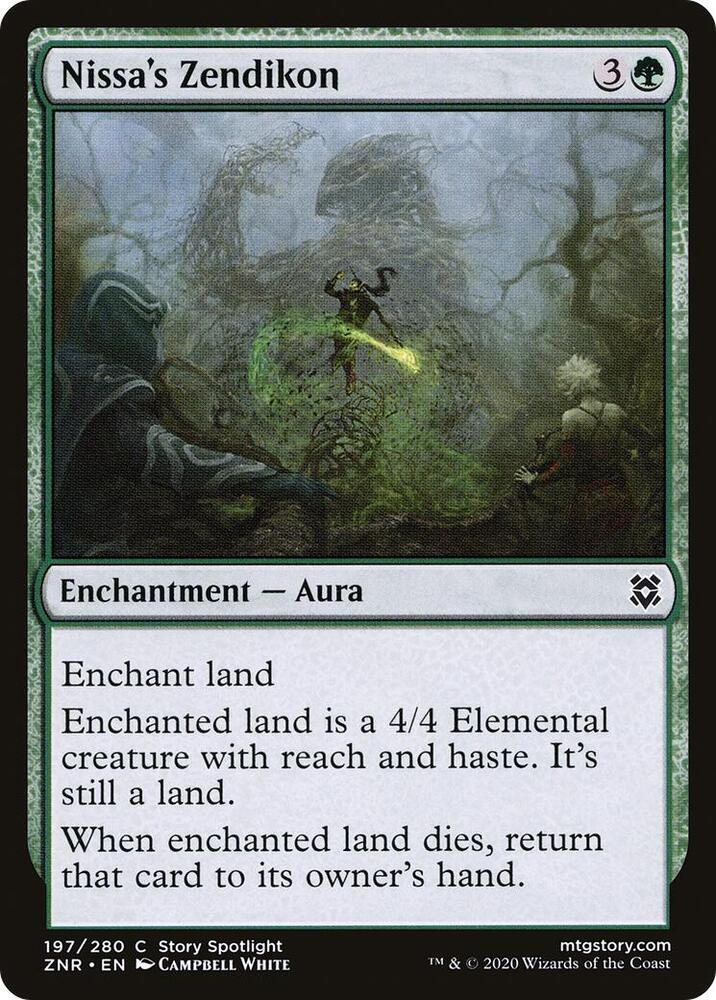 Nissa's Zendikon 197 card from Zendikar Rising
