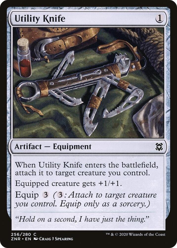 Utility Knife 256 card from Zendikar Rising