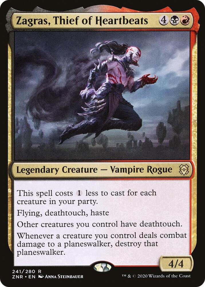 Zagras, Thief of Heartbeats 241 card from Zendikar Rising