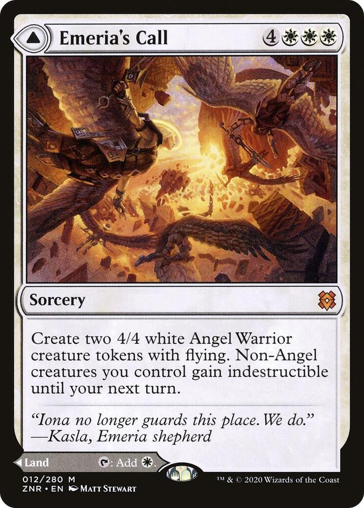 Emeria's Call 12 card from Zendikar Rising