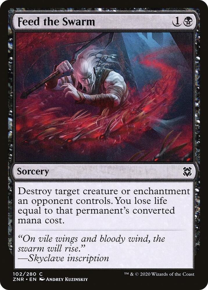 Feed the Swarm 102 card from Zendikar Rising
