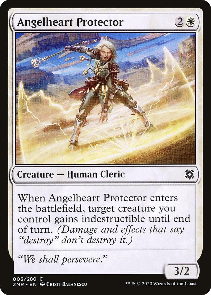 Angelheart Protector 3 card from Zendikar Rising