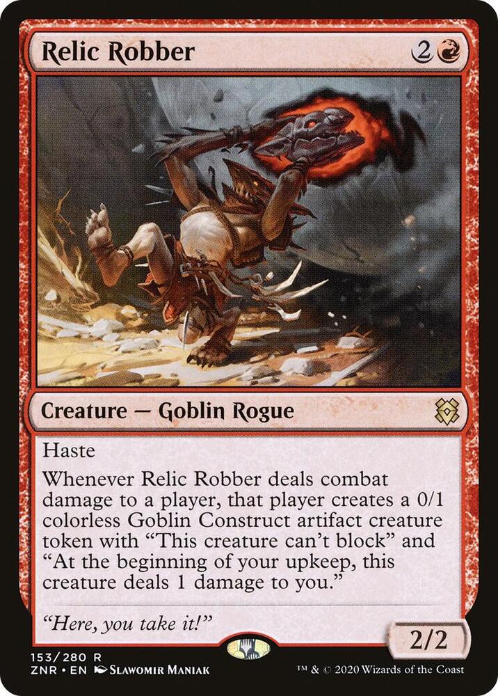 Relic Robber 153 card from Zendikar Rising