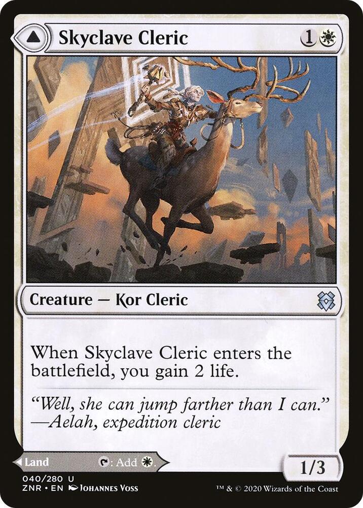 Skyclave Cleric 40 card from Zendikar Rising