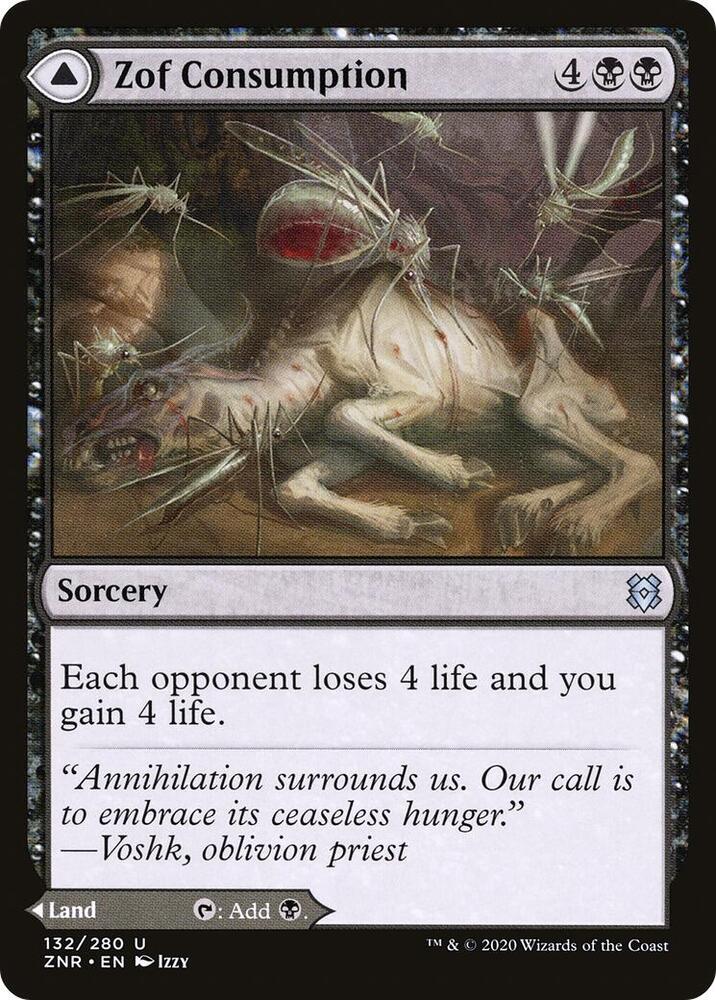 Zof Consumption 132 card from Zendikar Rising