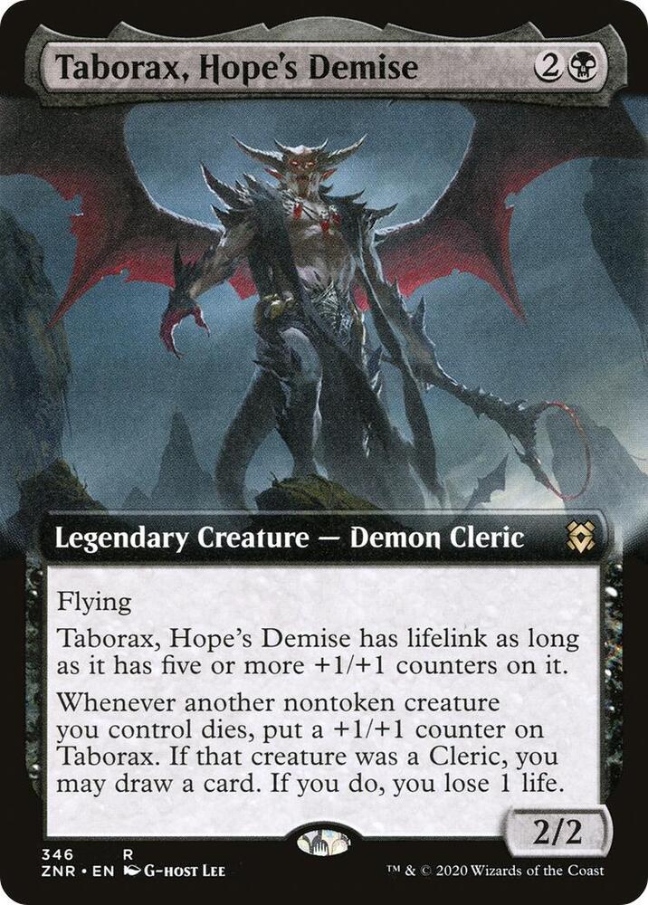 Taborax, Hope's Demise (Extended Art) 346 card from Zendikar Rising