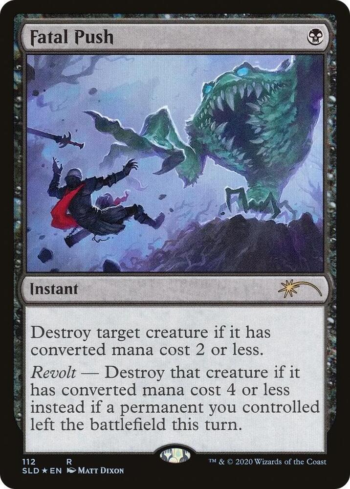 Fatal Push 112 card from Secret Lair Drop Series