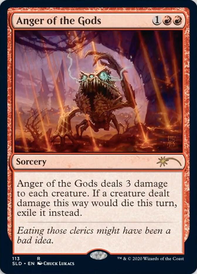 Anger of the Gods 113 card from Secret Lair Drop Series