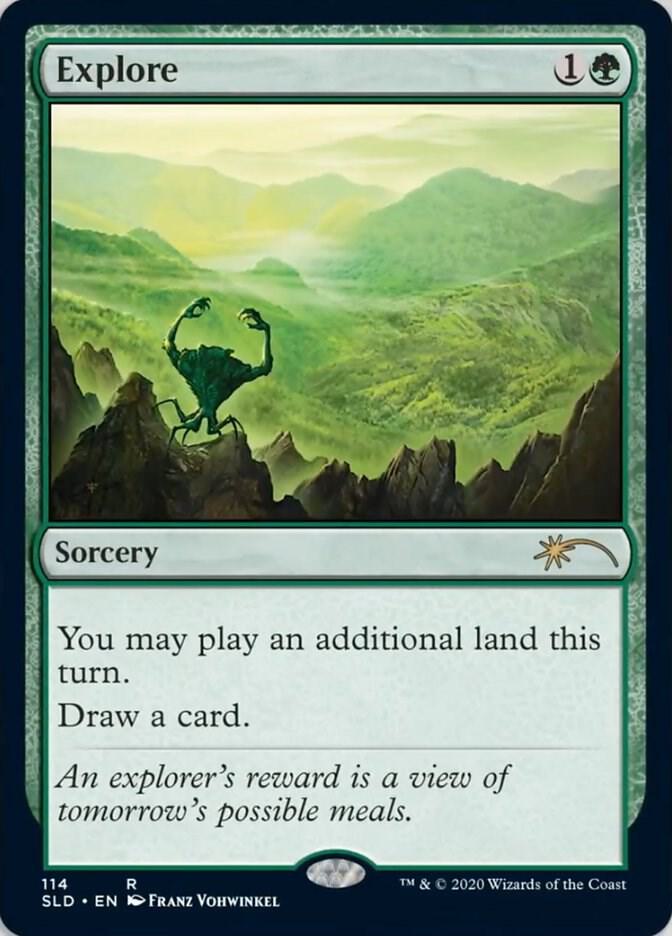 Explore 114 card from Secret Lair Drop Series