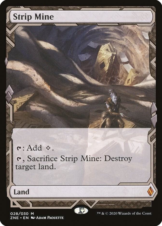 Strip Mine 28 card from Zendikar Rising Expeditions