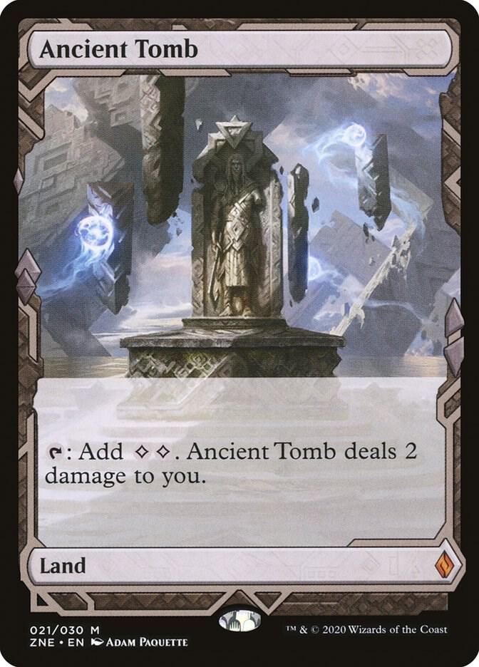 Ancient Tomb 21 card from Zendikar Rising Expeditions
