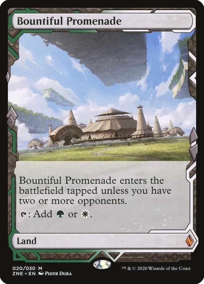 Bountiful Promenade 20 card from Zendikar Rising Expeditions