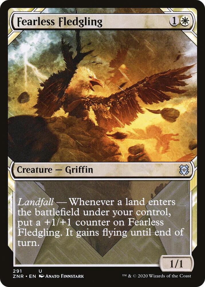 Fearless Fledgling (Showcase) 291 card from Zendikar Rising
