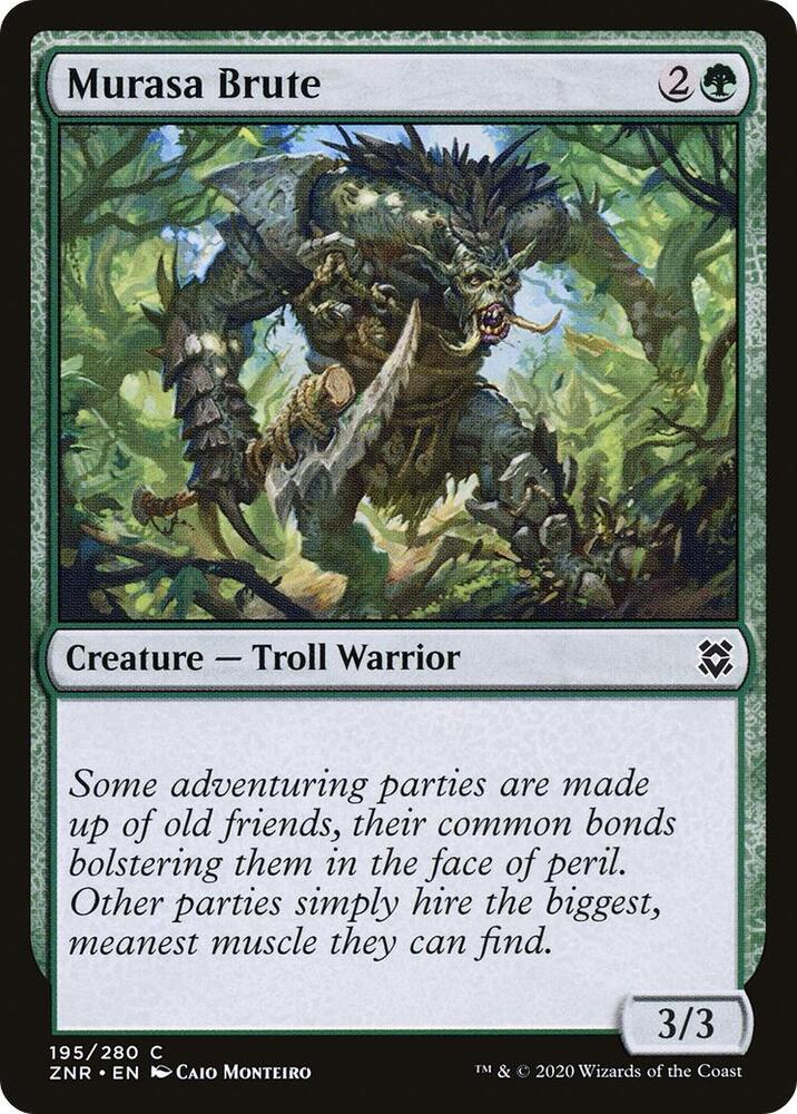 Murasa Brute 195 card from Zendikar Rising