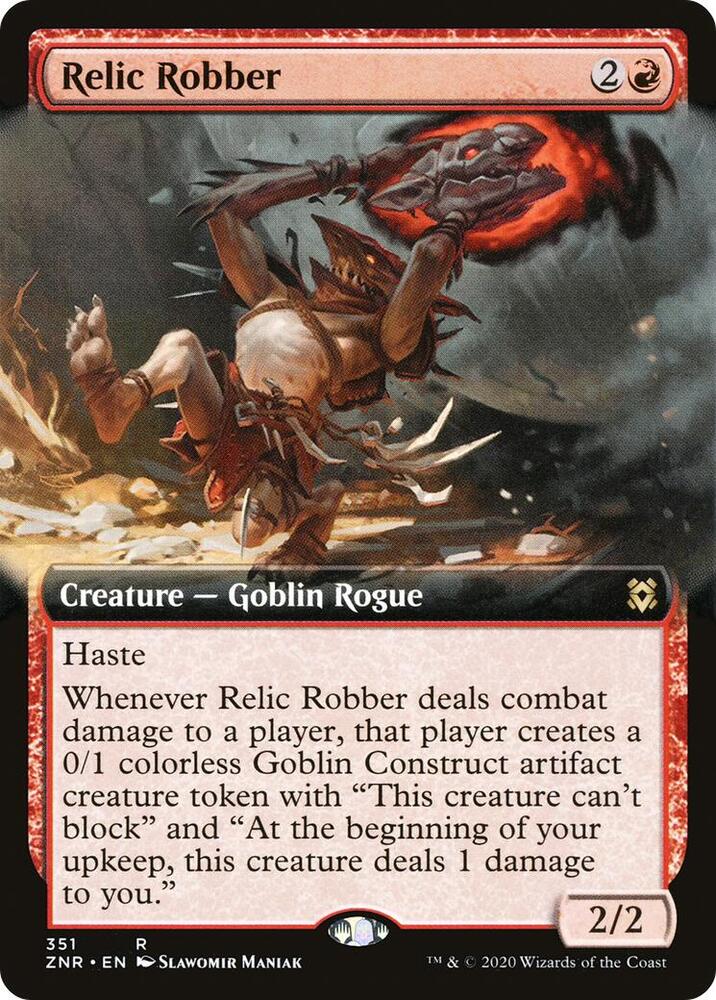 Relic Robber (Extended Art) 351 card from Zendikar Rising