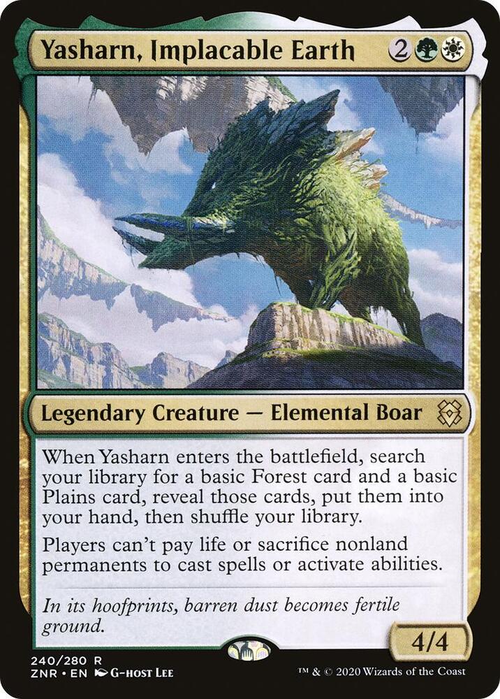 Yasharn, Implacable Earth 240 card from Zendikar Rising