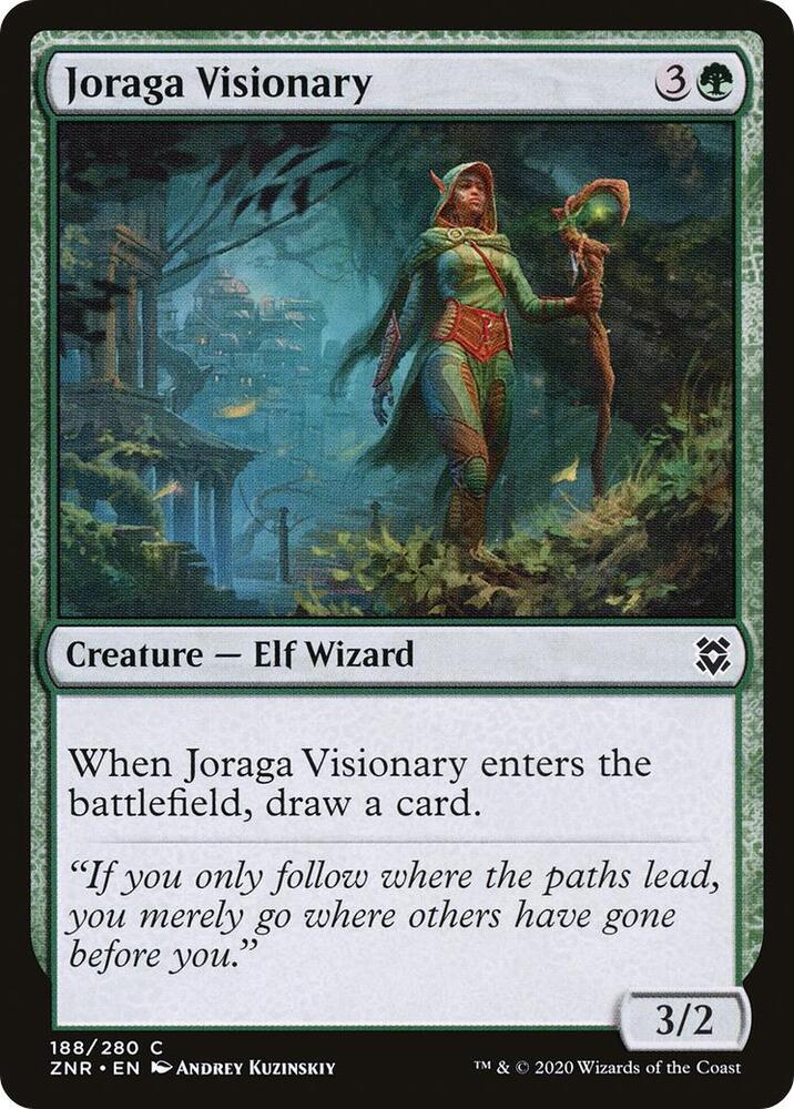 Joraga Visionary 188 card from Zendikar Rising