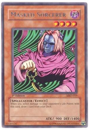 Masked Sorcerer MRD-019 card from Metal Raiders