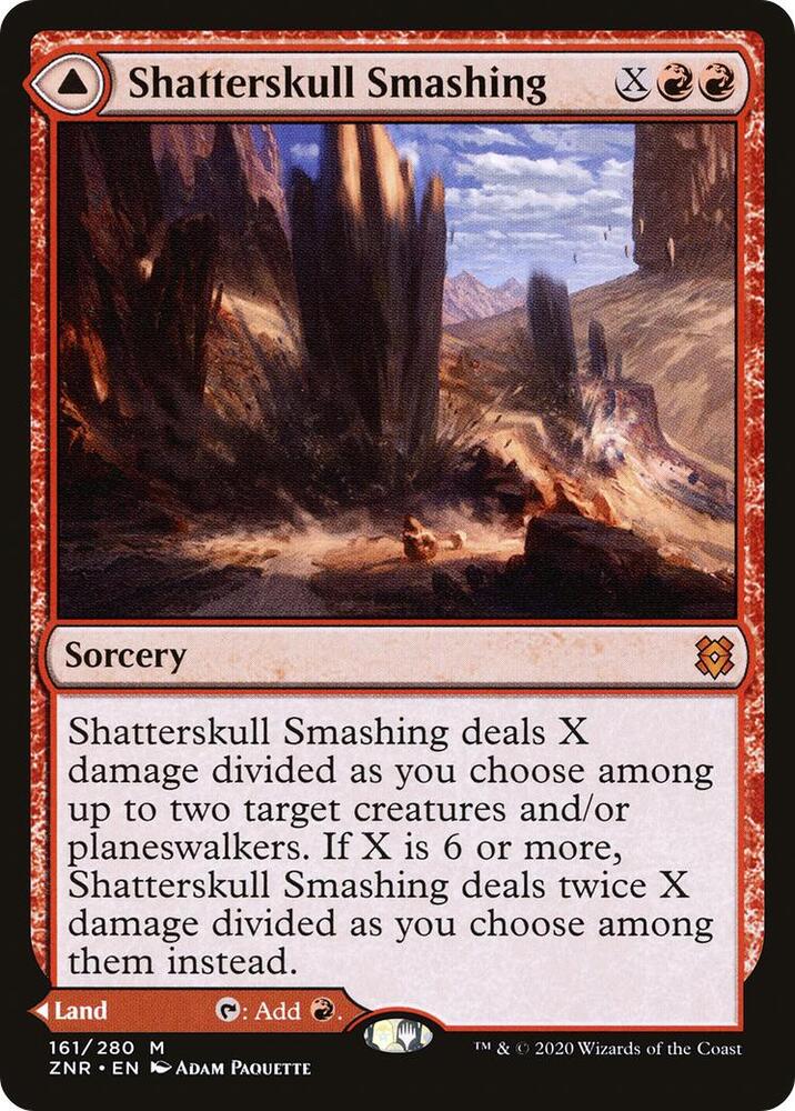 Shatterskull Smashing 161 card from Zendikar Rising