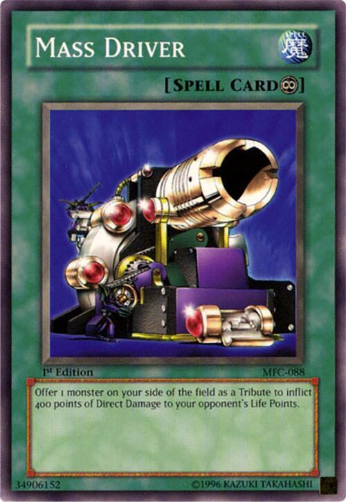 Mass Driver MFC-088 card from Magician's Force