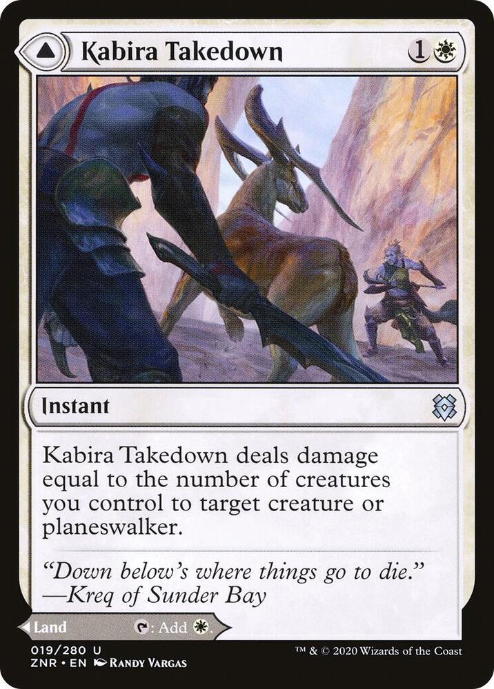 Kabira Takedown 19 card from Zendikar Rising