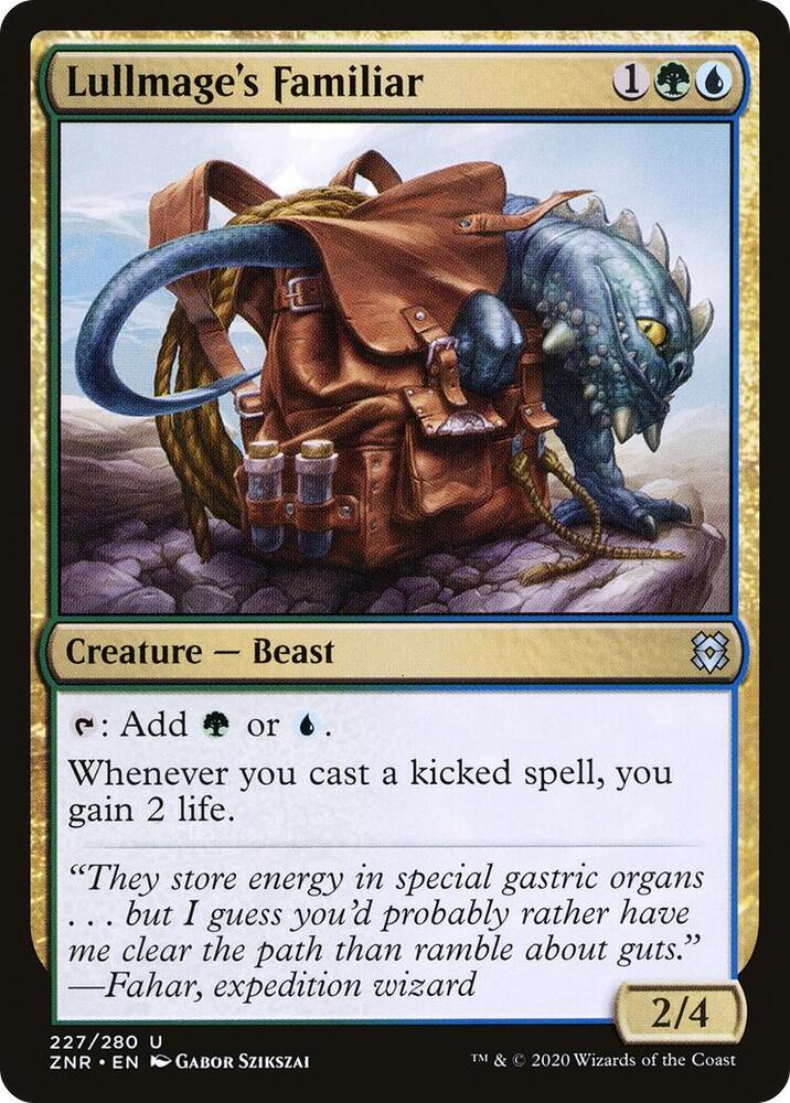 Lullmage's Familiar 227 card from Zendikar Rising