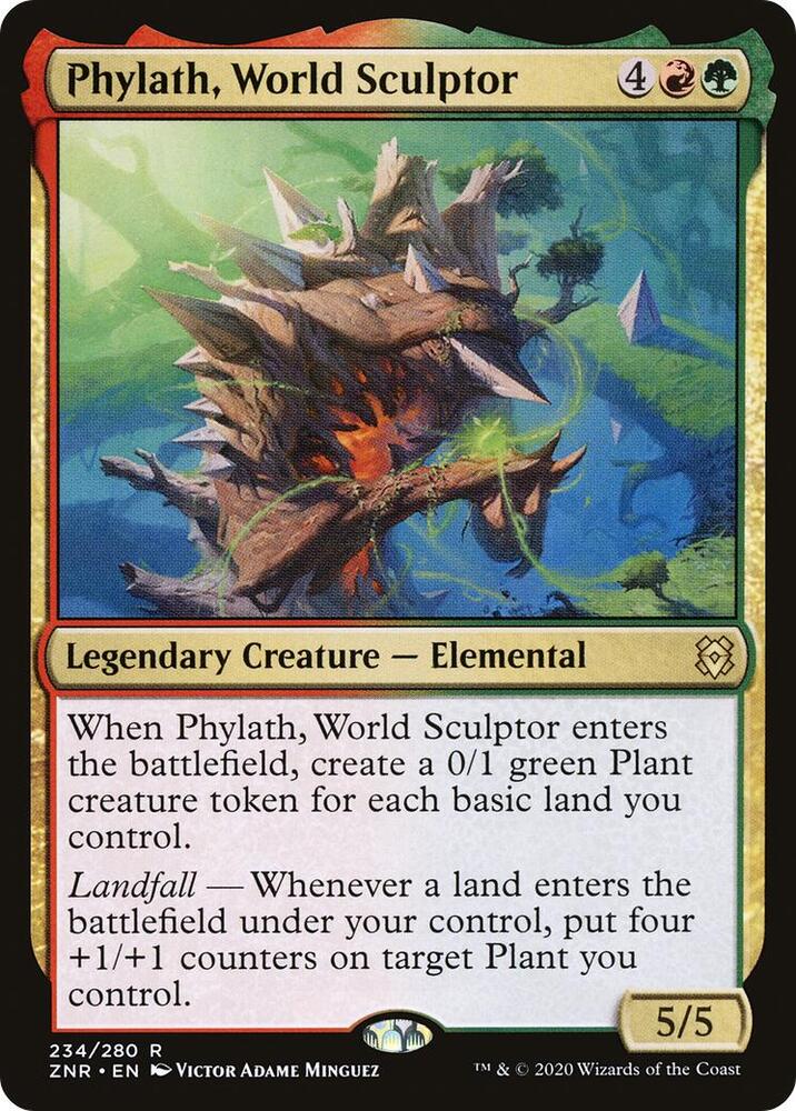 Phylath, World Sculptor 234 card from Zendikar Rising