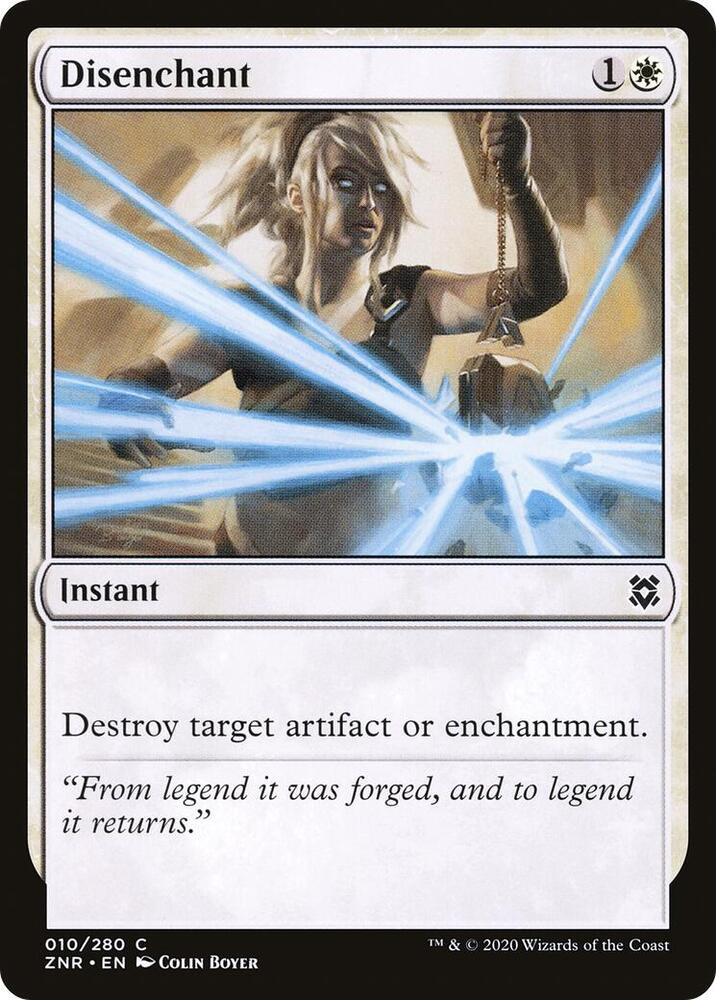 Disenchant 10 card from Zendikar Rising