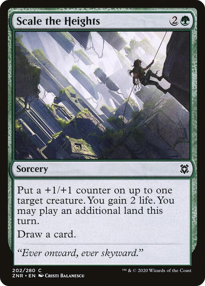 Scale the Heights 202 card from Zendikar Rising