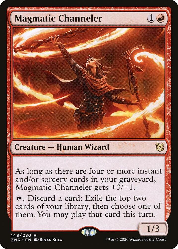 Magmatic Channeler 148 card from Zendikar Rising