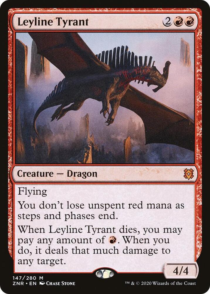 Leyline Tyrant 147 card from Zendikar Rising