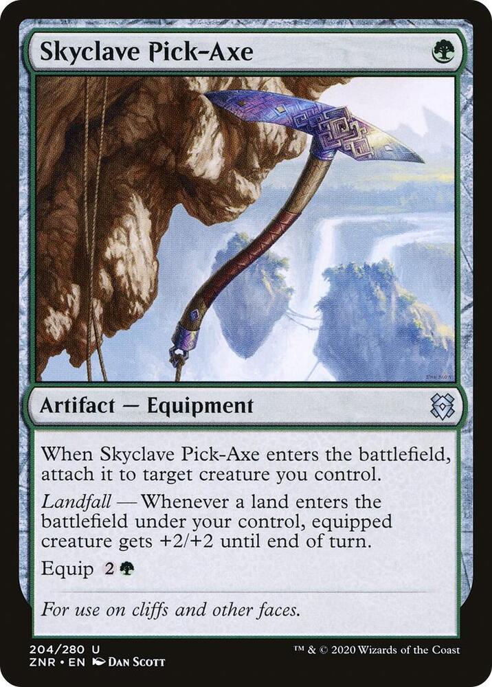 Skyclave Pick-Axe 204 card from Zendikar Rising