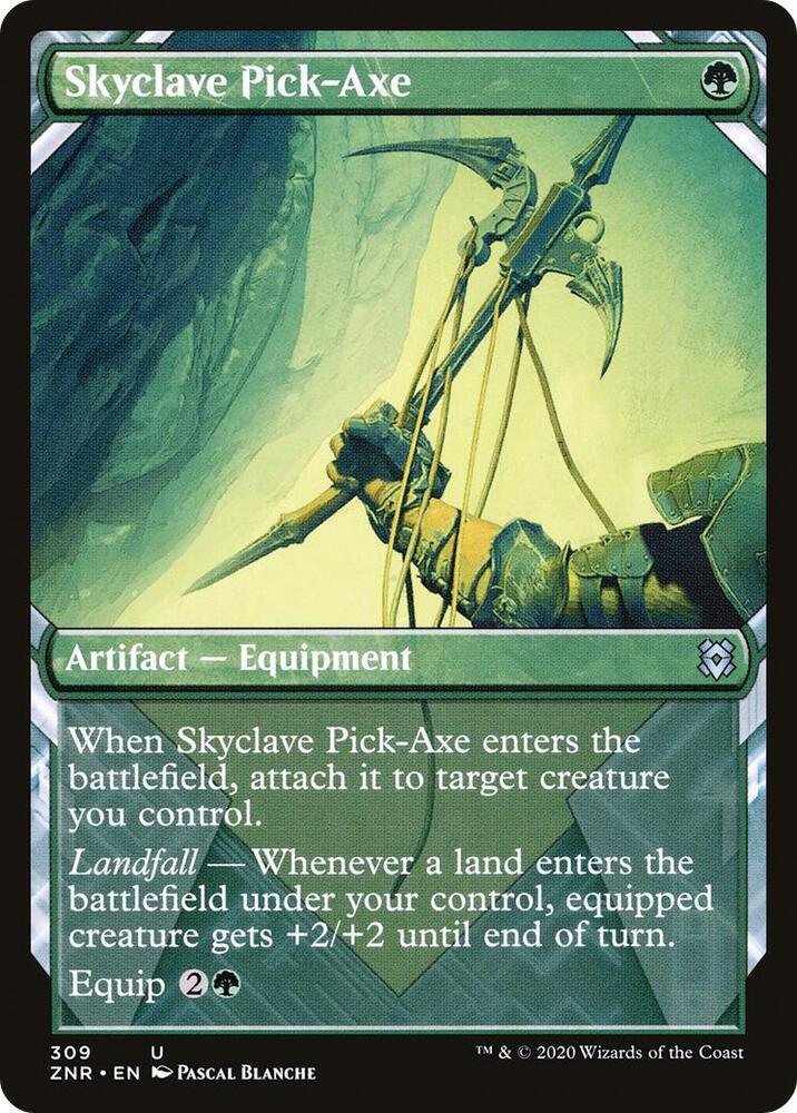 Skyclave Pick-Axe (Showcase) 309 card from Zendikar Rising