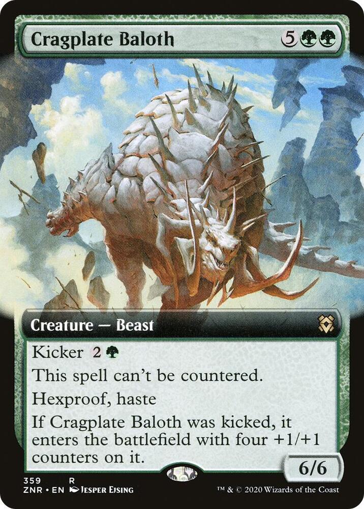 Cragplate Baloth (Extended Art) 359 card from Zendikar Rising