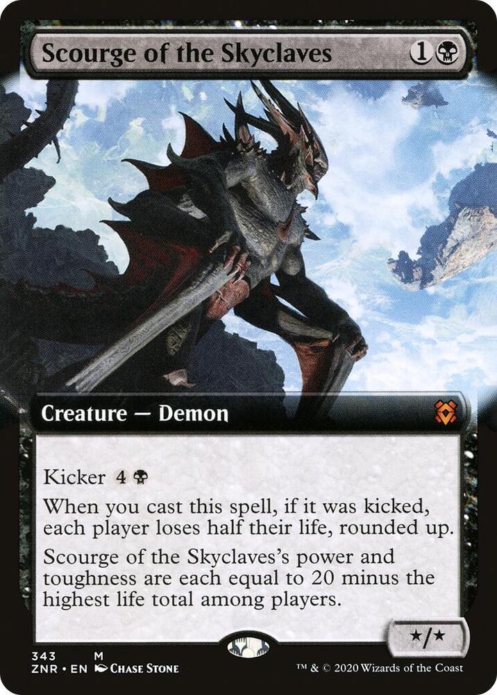 Scourge of the Skyclaves (Extended Art) 343 card from Zendikar Rising
