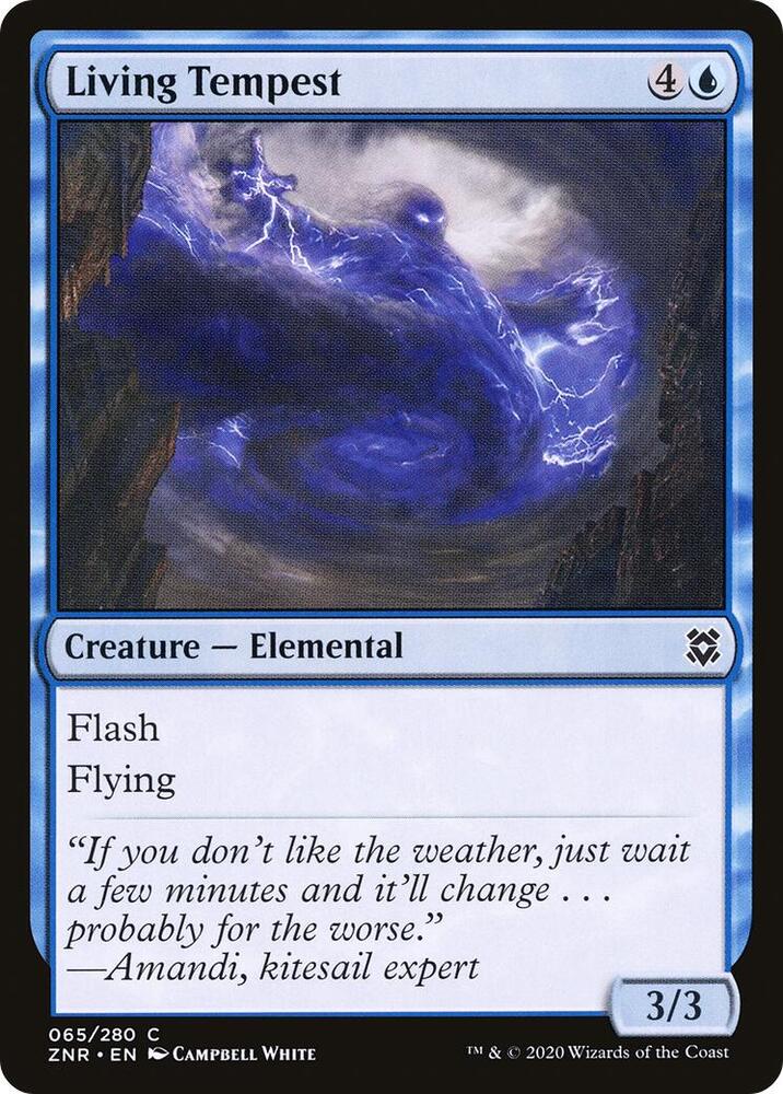 Living Tempest 65 card from Zendikar Rising