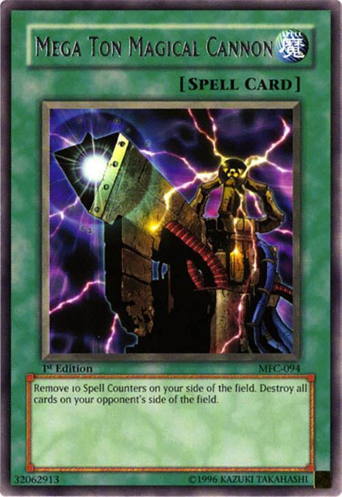 Mega Ton Magical Cannon MFC-094 card from Magician's Force